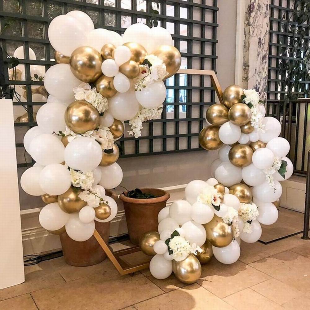 Giant Macaron White Balloon Garland Arch Kit Wedding Balloon Bride Bridal Wedding Party Background Photography Birthday Decor