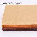CMCYILING 40 Pcs/lot 10*15cm Felt Fabric 1 MM Thickness Polyester Cloth For DIY Sewing Crafts Scrapbook Felt Sheets Brown