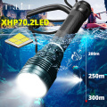 Professional IPX8 Underwater Diving Light XHP70.2 Waterproof Scuba Dive Flashlight Torch Lamp lanterna Power by 26650 for Diver