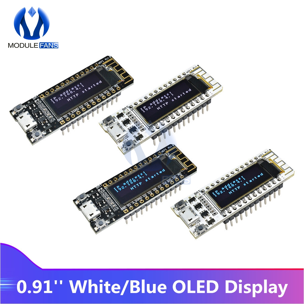 Internet of Thing CP2014 ESP8266 0.91 inch OLED 32Mb Flash WIFI Module PCB Board for Arduino NodeMcu IOT Development Board