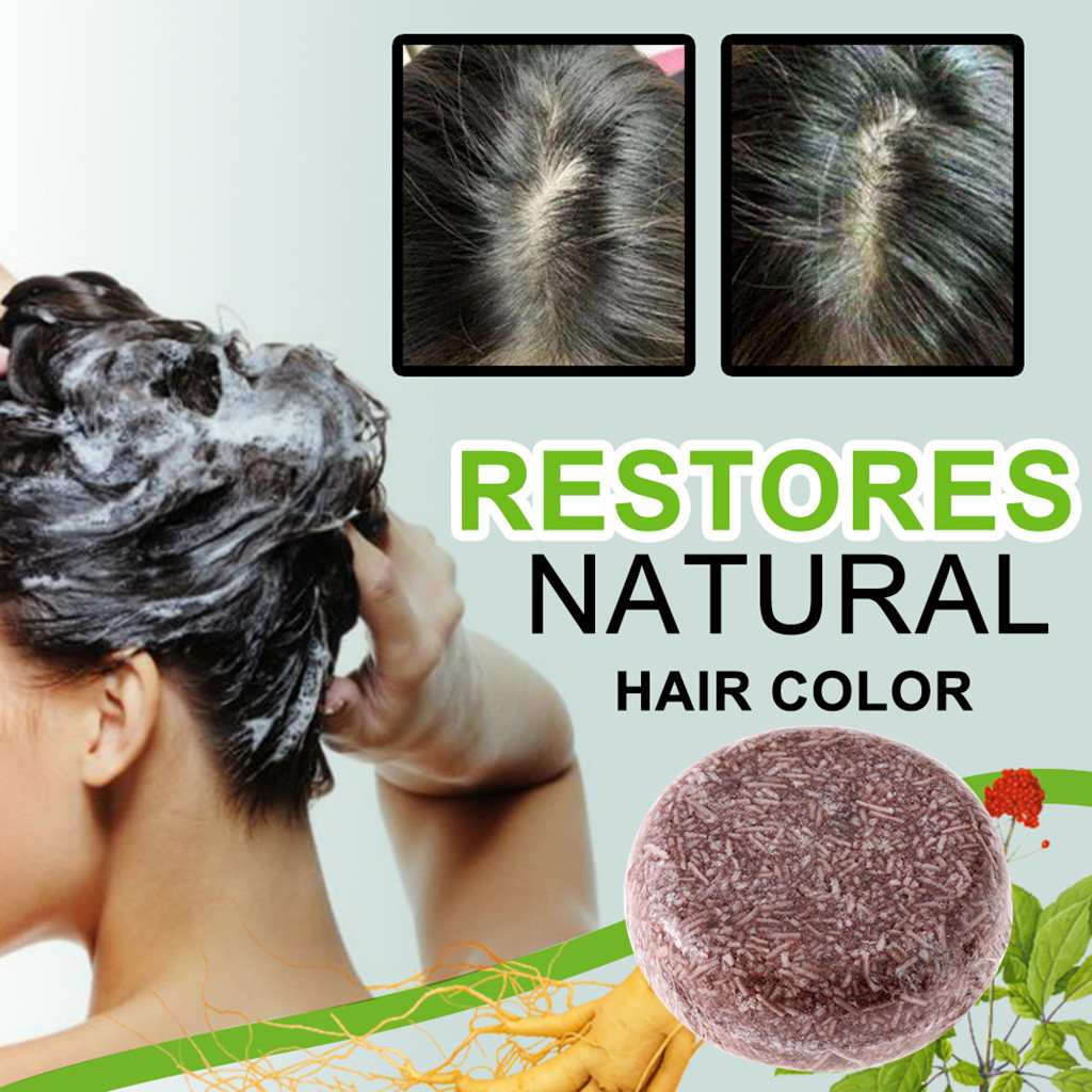 Powerful Hair Growth Essence Hair Repair Treatment Hair Darkening Shampoo Bar - Natural Organic Conditioner and Repair Essence
