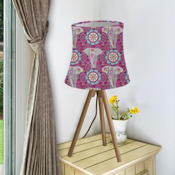 New Beautiful Lamp shades Boho Elephant Print Wall Lamp Cover Elastic Fabric Lampshade Table /Wall Lamp Shade 2020