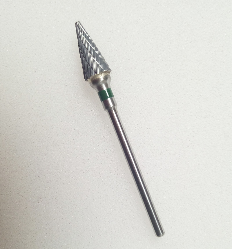 In stock! New design carbide nail drill bit electric nail file drill bit coarse carbide drill 3/32'' 407501