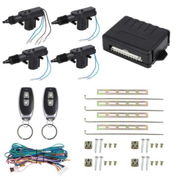 Uxcell 4 Doors Central Lock Locking System Car Keyless Entry Kit with Actuator