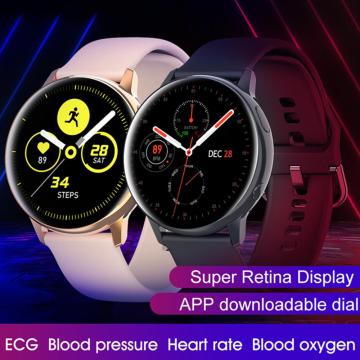 SG2 Plus Full Touch Amoled 390*390 HD Screen ECG Smart Watch Men Wireless Charing IP68 Waterproof Heart Rate BT 5 SG3 SmartWatch