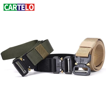 CARTELO outdoor hunting Metal tactical belts for men multifunctional buckle high quality Marine Corps men's training belt