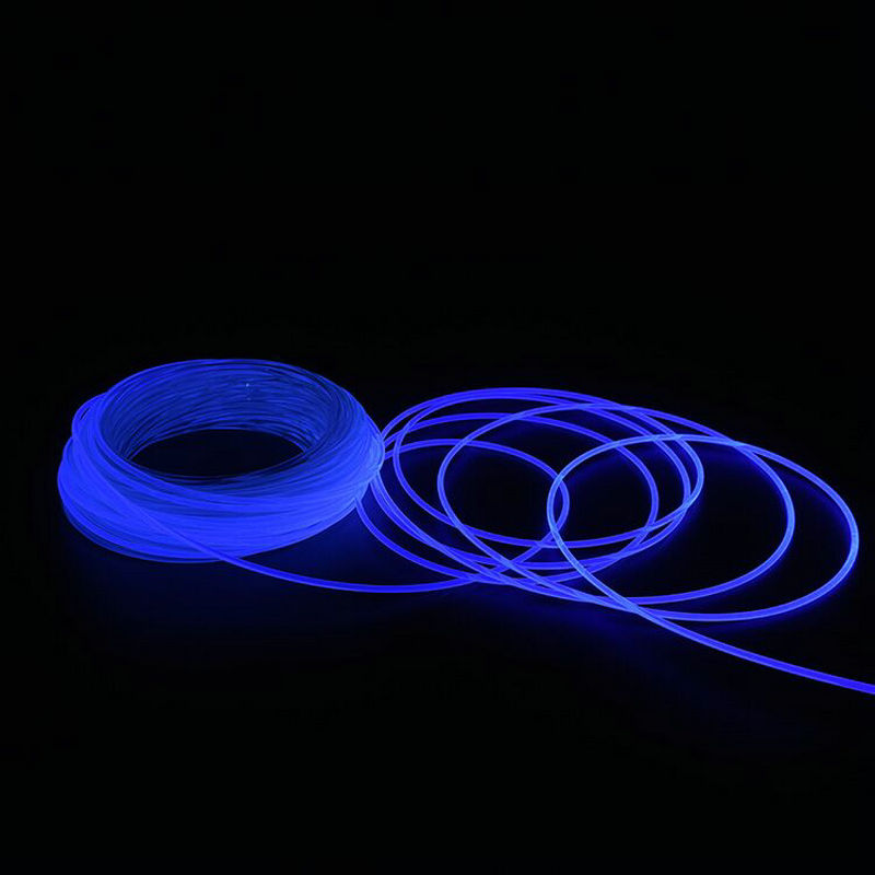 PMMA plastic 2.5mm Side Glow Fiber Optic Cable F/Led light engine Driver Car Home DIY Hanging Curtain Ceiling decor