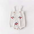 Cherry Embroidered Baby Cardigan Sweater Toddler Coat Baby Girl Jacket 3 6 9 12 18 24 Month Infant Clothes OBS204033