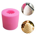 VOGVIGO 2020 3D Christmas Pine Cone Silicone Candle Mold DIY Handmade Aromatherapy Candles Beeswax Pinecone Candle Making Mould