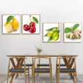 Canvas Pictures For Kitchen Room Wall Art Lemon Cherry Lime Olives Fresh Fruits HD Painting Posters and Prints Home Decoration