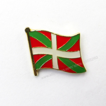 Basque Flag Lapel Pins Brooch Badge Emblem National Spain Provincial Nationalities Region