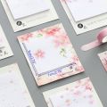 Fresh Cherry Natural Memo Pad Sticky Notes Shopping Check List School Supply Label