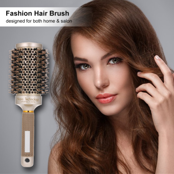 Large Hair Brush Comb Round Brush for Woman Blow Drying Hair Brush with Antistatic Bristles for Hair Styling & Grooming Tool