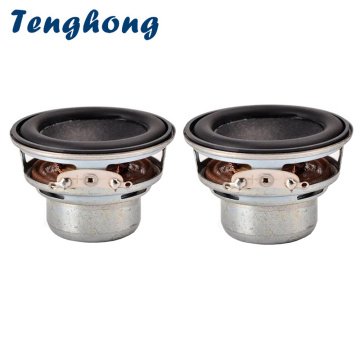 Tenghong 2pcs Mini Audio Portable Speakers 45MM 4Ohm 8W Full Range Speaker Unit 18 Core For Home Theater Sound System DIY