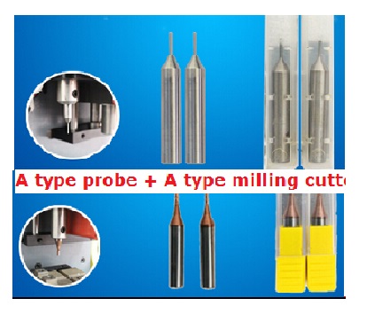 Best Quality A type probe + A type milling cutter For Key Cutting Machine Sec-E9 key machine