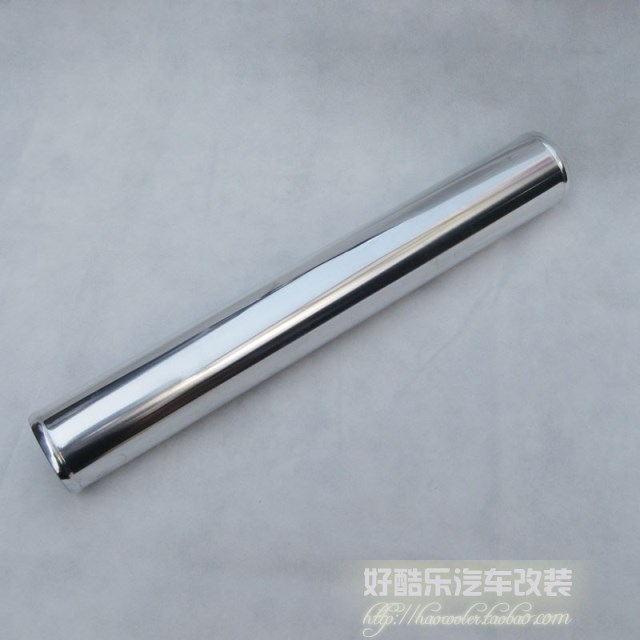 New Arrival Straight 102MM(4Inch) 500Length Sliver Polished Aluminum Pipes Straight Piping Racing Parts.