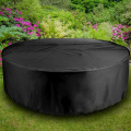 Round Furniture Cover Dustproof Waterproof Outdoor Garden Round Table Cover Outdoor Round Pool Cover