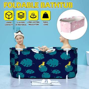 1.2m Bath Sauna Adult Folding Bathtub Bath Barrel Household SPA Bath Large Tub Bath Barrel Adult Bath Tub Full Body Hot Tub