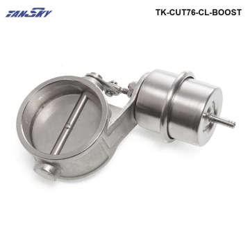 Exhaust Control Valve Set Boost Actuator CLOSED Style 76mm Pipe Pressure about 1 BAR For Jeep Cherokee TK-CUT76-CL-BOOST