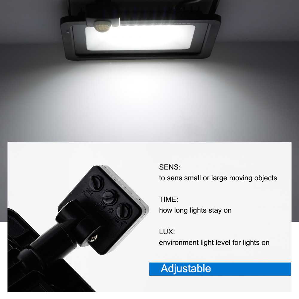 220V LED FloodLight PIR Motion Sensor Reflector LED Flood Light Waterproof IP66 Spotlight Wall Outdoor Lighting White Warm White