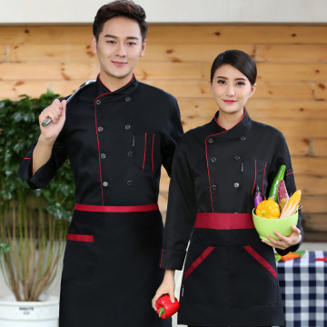 Outfit West Cake Baking Men's And Women's Chinese Restaurant And Western Restaurant Hotel Chef Uniform Long Sleeves