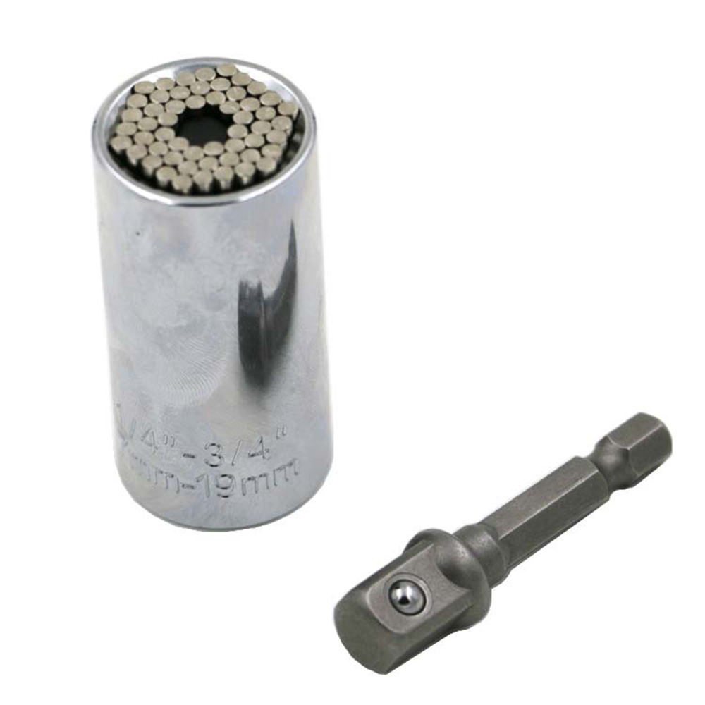 7-19 mm Universal Torque Wrench Set Socket Sleeve Power Drill Ratchet Bushing Spanner Key Magic Multi Hand Tools