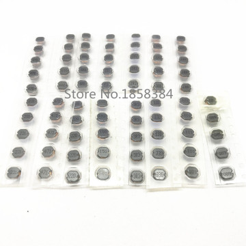 15 Values CD54 SMD Power Inductor Assortment Kit 2.2UH~470UH Chip Inductors High Quality CD54 Wire Wound Chip