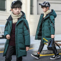 -30 Degree Children'S Winter Jacket Boy Clothes Warm Down Cotton Jacket Long Hooded Coat Waterproof Thicken Kids Parka Outerwear