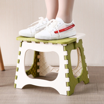 Plastic Folding Step Stool Portable Folding Chair Small Bench for Children Use for Bedroom Dorm And Outdoor Traveling Fishing