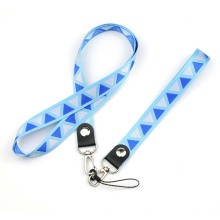 Promotional durable badge lanyards with logo pattern