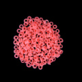 2500PCS/5000PCS Red Yellow Random Fish Tackle Rubber Bands For Fishing Bloodworm Bait Granulator Bait Fishing Accessories