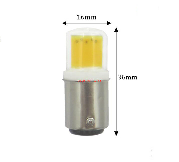 DIMMABLE BA15D LED Light Bulb 5W AC 12V 220V COB 1511 LED Lamp for Chandelier Sewing Machine