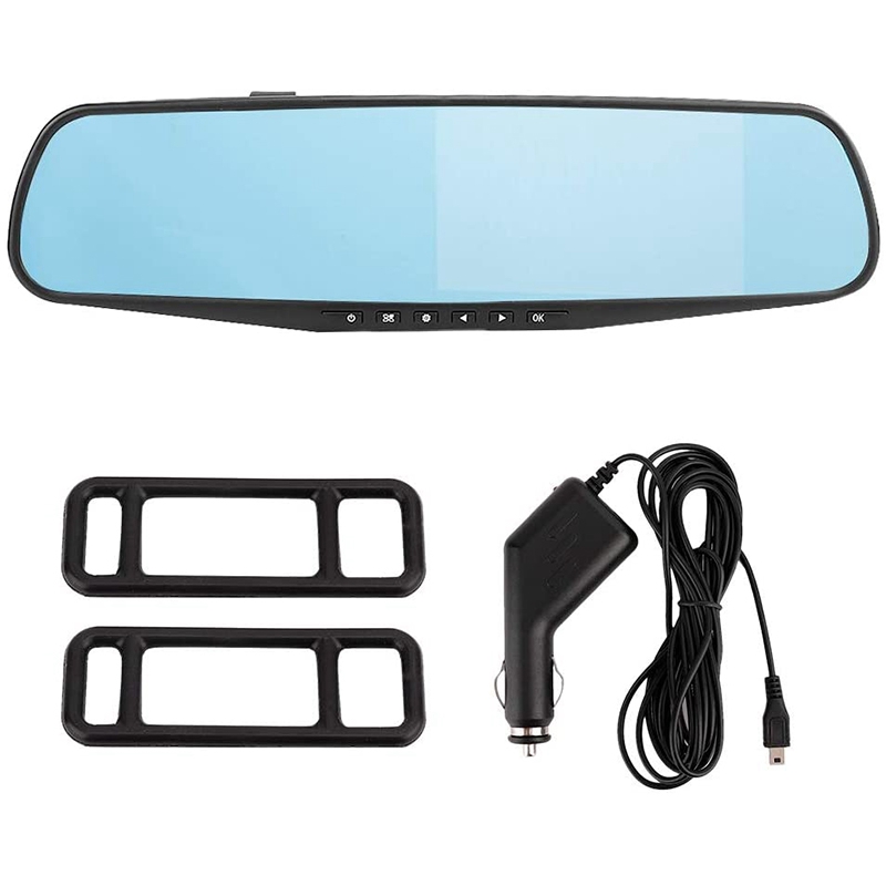 Car Rearview Mirror Driving Recorder 3.5 Inches 1080P Full Hd Drive Recorder Stream Rearview Mirror