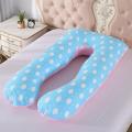 Sleeping Support Pillow For Pregnant Women Body 100% Cotton Printed U Shape Maternity Pillows Pregnancy Side Body Pillow