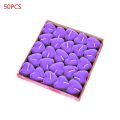 50Pcs/box Love Heart Shaped Tealight Candles Smokeless Small Candle for Valentine's Day Confession Proposal KTV Decoration