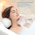 Konco Non-slip Bathtub Headrest SPA Bathtub Pillow Soft Waterproof Bath Pillows with Suction Cups Bathroom Accessories