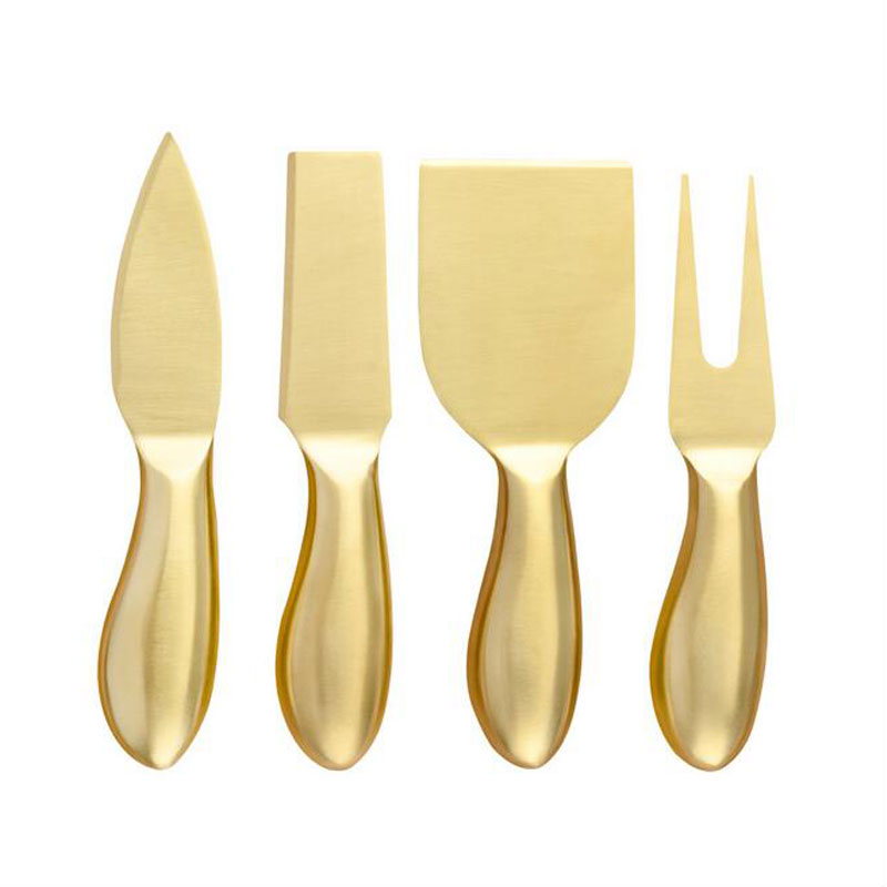 4pcst Cheese Tool Gold Slicer Cutter Knife Creative Graters Kitchen Tools Cake Spatula Butter cheese set