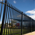 hot dip galvanized steel palisade fence