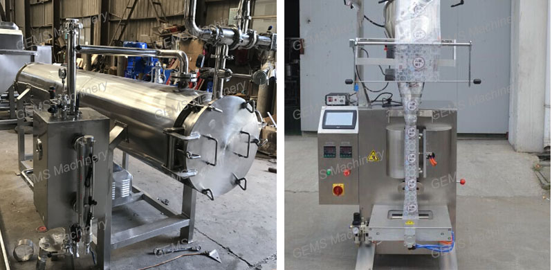 sterilization + package machine