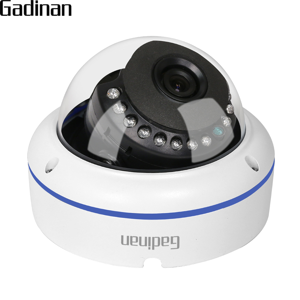 GADINAN H.265 5MP 2592*1944 3MP 2MP IP Camera 3.6mm 6mm 8mm Lens Surveillance Video Vandalproof CCTV Dome Camera DC 12V/48V PoE