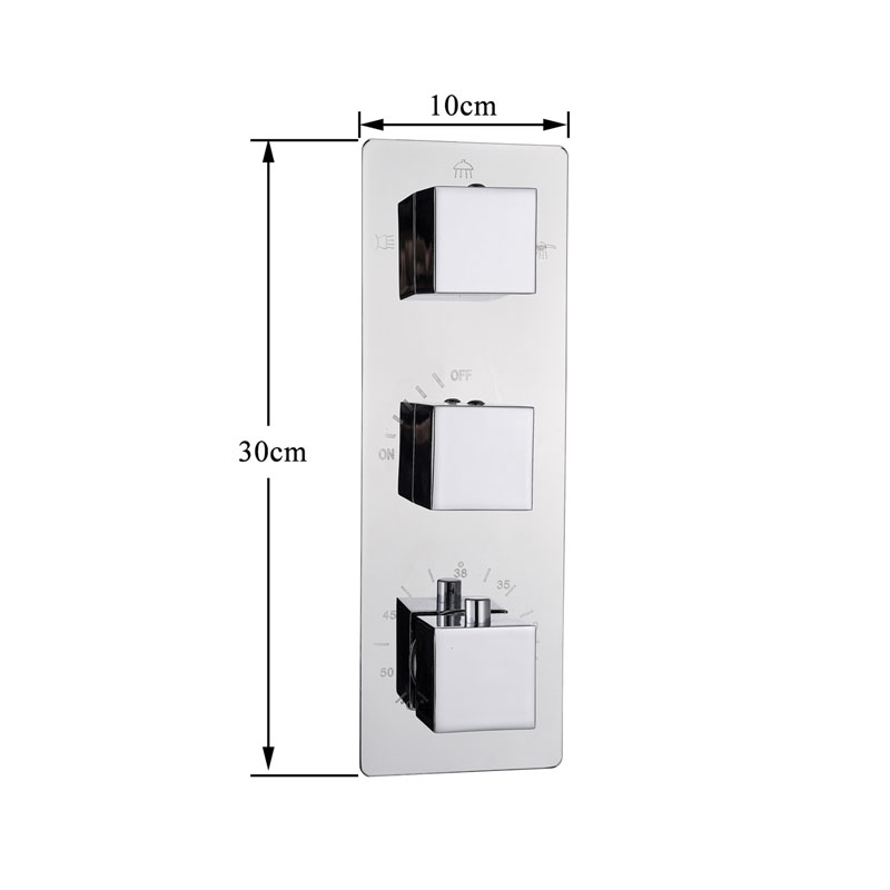 NEW 3 Ways Thermostatic Shower Faucet Control Valve Diverter Shower Valve Mixer 4 Ways Faucet Cartridge Valve