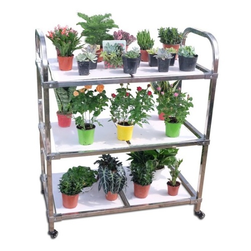 Greenhouse Transport Foldable Metal Flower Trolley Cart Manufacturers and Greenhouse Transport Foldable Metal Flower Trolley Cart Suppliers