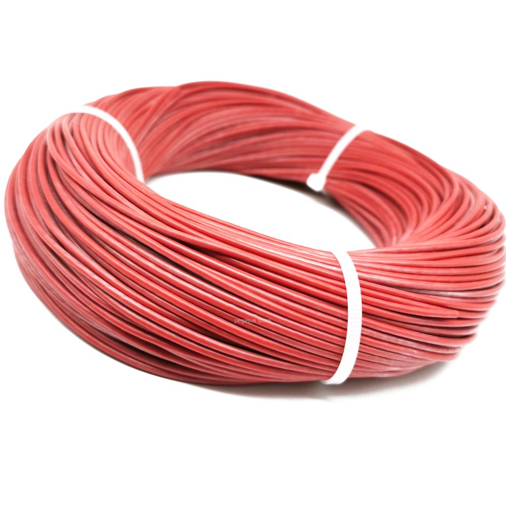 1k 410ohm silicone rubber carbon fiber heating cable 5V-220V floor heating low cost high quality infrared heating wire