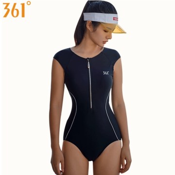 361 Women Swimsuit Black One Piece Bathing Suit Athletic Swimwear Competition Swimming Suit Racing Bathing Suit Female Swimwear