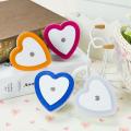 US/EU Heart-shaped creative energy-saving light control night light LED sensor light smart night light baby bedroom lamp