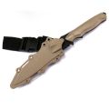 Safe 1: 1 Rubber Knife Military Training Enthusiasts CS Cosplay Toy Sword First Blood Props Dagger Model XX9E
