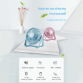 Portable USB Mini Fans Small Desk Cooler Cooling Fan Operation Super Mute Silent PC Laptop Notebook USB Power Portable Table Fan