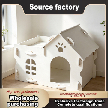 Custom SPC Waterproof Pet House with Cozy Interior