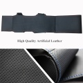 Hand-Stitched Black Leather Car Steering Wheel Covers Case for VOLVO S40 2004-2012