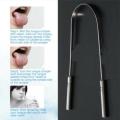 Stainless Steel U-Shaped Tongue Scraper Oral Tongue Cleaner Brush Breath Cleaning Coated TongueToothbrush Oral Hygiene Care Tool